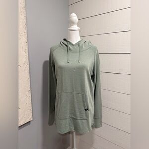 Free Fly Apparel Green Bamboo Hoodie Sweatshirt